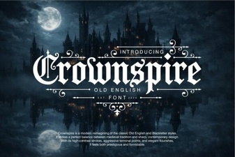 Crownspire Font for Creative Design Projects