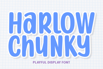 Harlow Chunky Font for Bold, Creative Designs