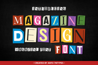 Font Selection for Creative Magazine Designs