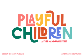 Designing with Friendly & Playful Kids' Fonts