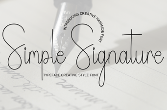 Signature Fonts for Handwritten Creativity & Projects