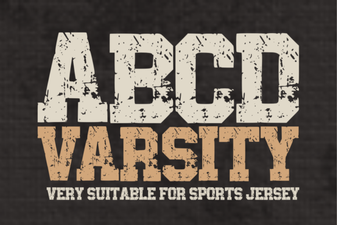 Abcd Varsity Font: Designs for Sports & Creativity